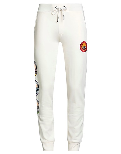 ICEBERG Casual pants LOONEY TUNES Cream 100% Cotton, Polyester