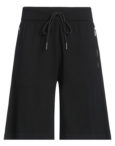 ICEBERG Shorts & Bermuda Nero 95% Cotone, 4% Poliammide, 1% Elastan