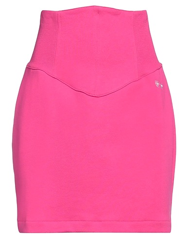 CHIARA FERRAGNI Mini skirt Fuchsia 100% Cotton