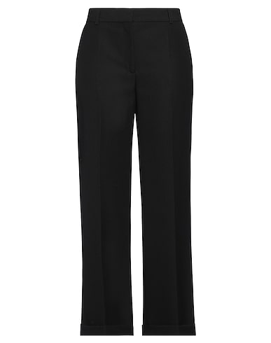 TOTEME Casual trouser NERO 55% Polyester, 45% Wool