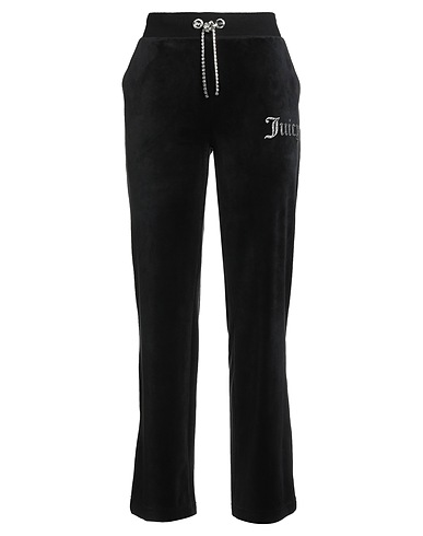 JUICY COUTURE Pantalone Nero 95% Poliestere, 5% Elastan