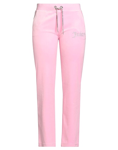 JUICY COUTURE Casual trouser Pink 95% Polyester, 5% Elastane