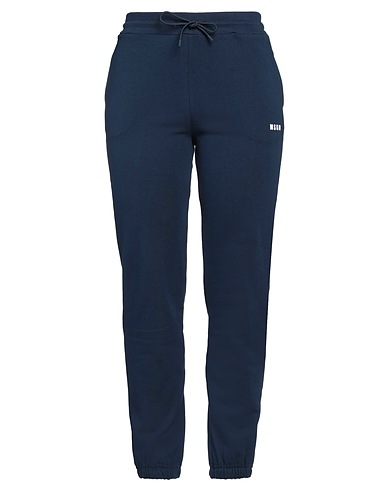 MSGM Casual trouser Navy blue 100% Cotton