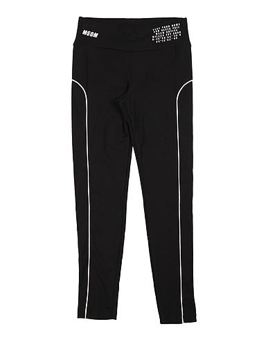 MSGM Leggings KIDS Black 96% Cotton, 4% Elastane