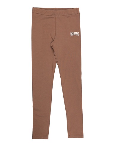 MSGM Leggings Khaki 96% Cotton, 4% Elastane