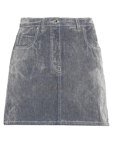 MSGM Denim skirt 97% Cotton, 3% Elastane