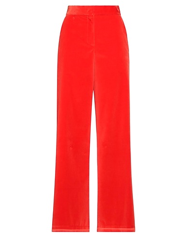 MSGM Casual trouser Tomato red 100% Cotton