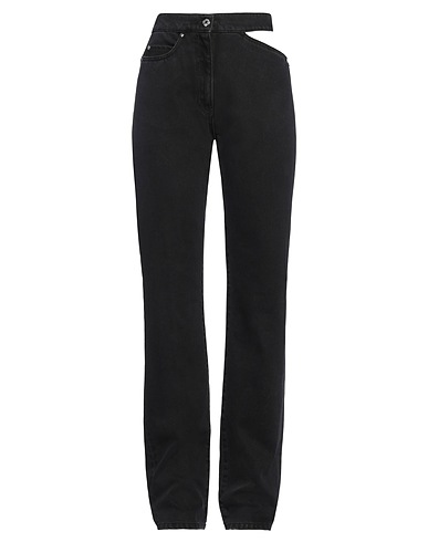 MSGM Denim pants Black 100% Cotton