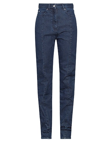 MSGM Denim pants Blue 77% Cotton, 20% Polyamide, 2% Elastane, 1% Polyester