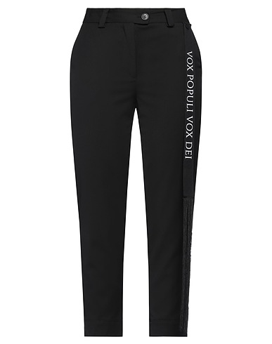 ISABEL BENENATO Casual trouser Black 100% Virgin Wool