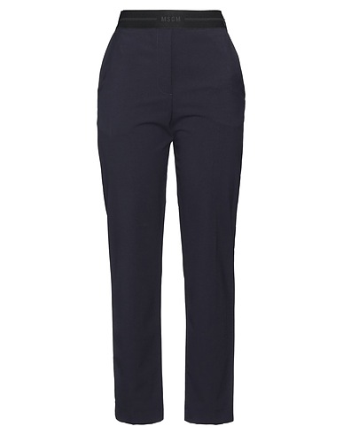 MSGM Casual trouser Midnight blue 96% Virgin Wool, 4% Elastane