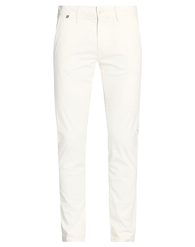 GUESS Casual trouser Ivory 97% Cotton, 3% Elastane