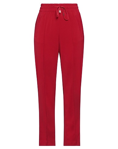 DONDUP Casual pants Burgundy 97% Polyester, 3% Elastane