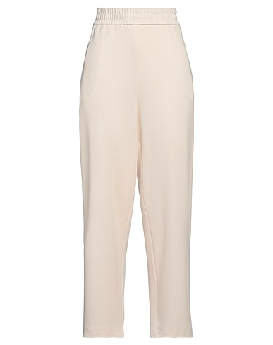 MEIMEIJ Casual trouser Cream 65% Viscose, 30% Polyamide, 5% Elastane, Acetate