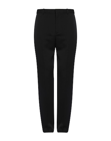 SAINT LAURENT Pantalon Noir 100% Laine, Polyester