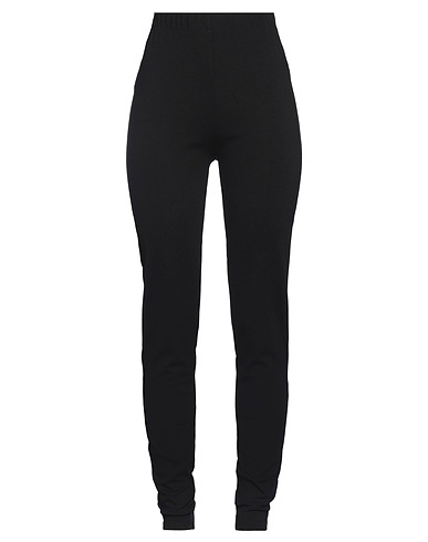 MEIMEIJ Casual trouser Black 65% Viscose, 30% Polyamide, 5% Elastane
