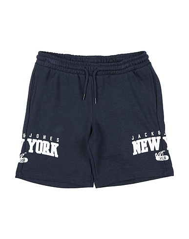 JACK & JONES Shorts & Bermuda Blu navy 60% Cotone, 40% Poliestere
