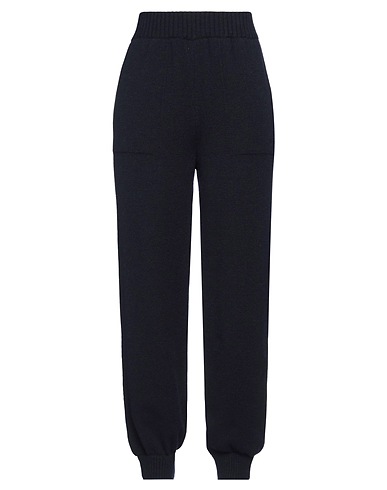 MSGM Casual trouser Midnight blue 70% Wool, 30% Cashmere