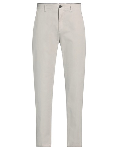DEPARTMENT 5 Casual trouser Light grey 98% Cotton, 2% Elastane