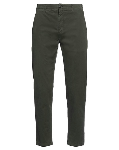 DEPARTMENT 5 Casual trouser Military green 98% Cotton, 2% Elastane