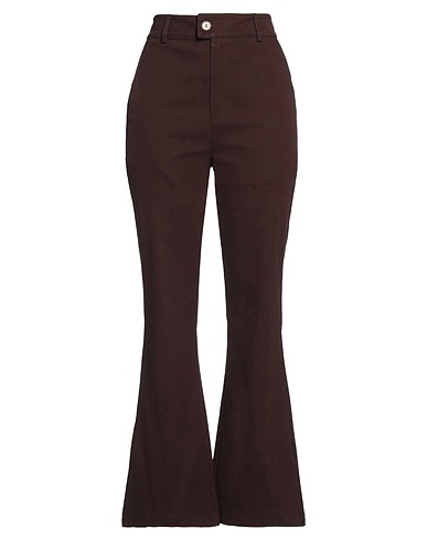 HOUSE OF SUNNY Casual pants Chocolate brown 95% Cotton, 5% Elastane