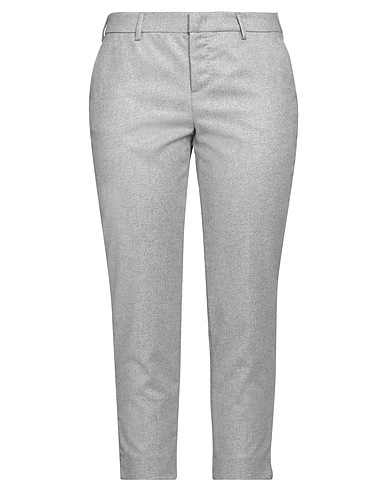 PT Torino Casual pants Light grey 62% Wool, 28% Polyamide, 6% Polyester, 4% Acrylic
