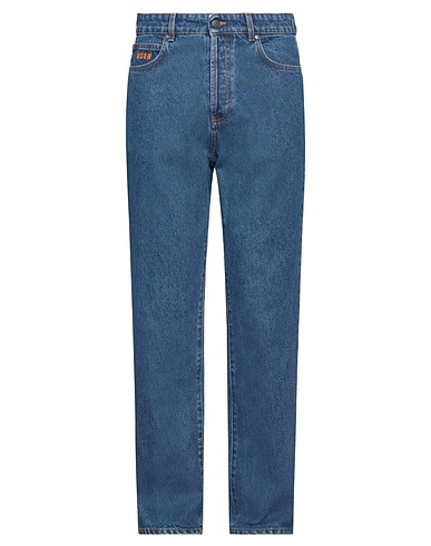 MSGM Denim trousers Blue 100% Cotton