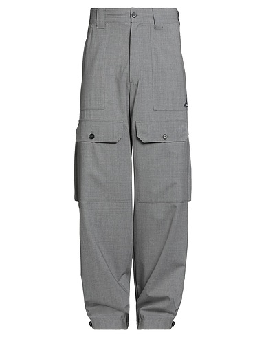 MSGM Pantalone Grigio 96% Lana Vergine, 4% Elastan
