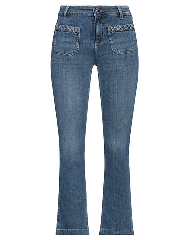 LIU •JO Denim pants Blue 98% Cotton, 2% Elastane