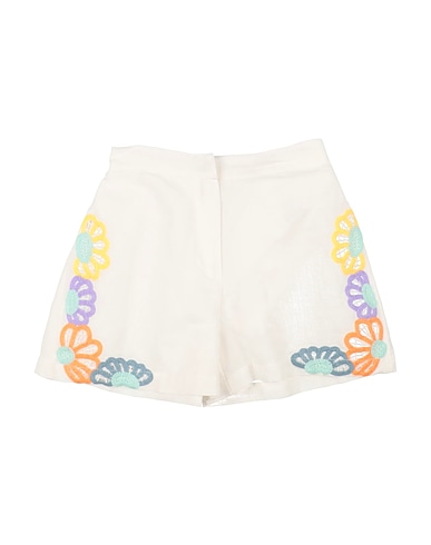 STELLA McCARTNEY KIDS Shorts & Bermuda White 55% Linen, 45% Cotton, Polyester