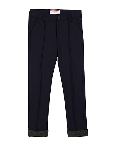 PACIOTTI Casual trouser Midnight blue 64% Viscose, 31% Polyamide, 5% Elastane
