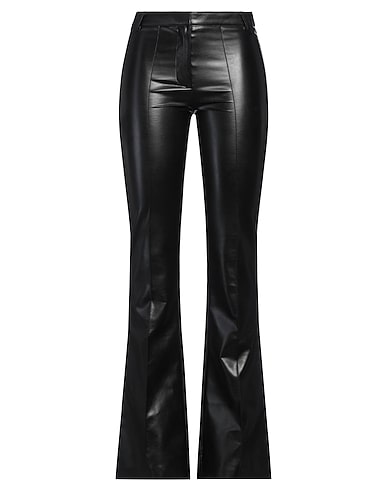 SIMONA CORSELLINI Casual παντελόνι Μαύρο 50% Βισκόζη, 45% Πολυουρεθάνη, 5% Άλλες ίνες