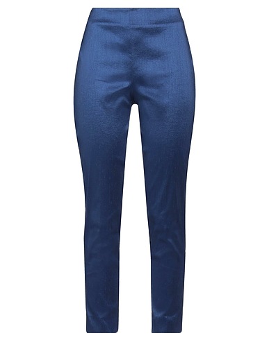 ROSSOPURO Casual trouser Navy blue 64% Polyester, 33% Nylon, 3% Elastane