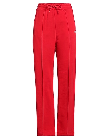 MSGM Casual pants Red 100% Cotton