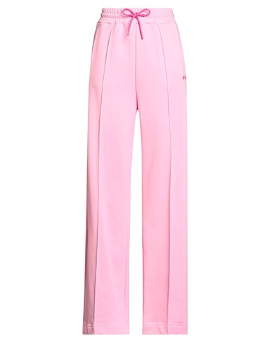 MSGM Pantalone Rosa 100% Cotone