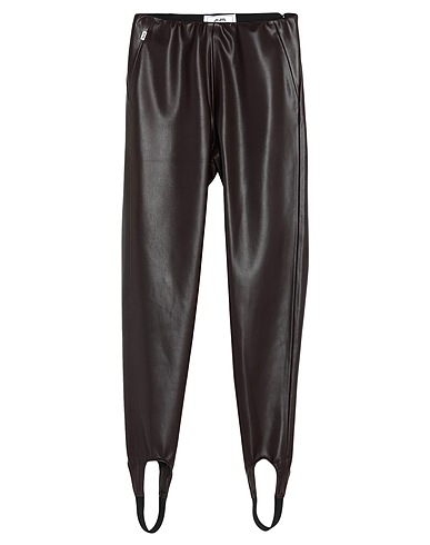 JIJIL Leggings Dark brown Polyester, Polyurethane
