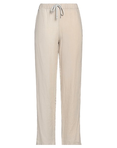 ROSSOPURO Pantalone Beige 100% Lino