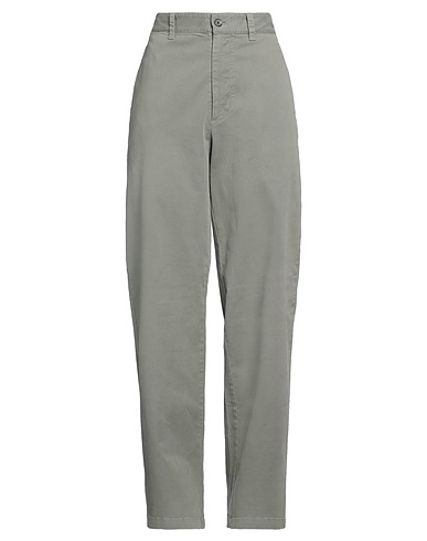 NILI LOTAN Casual trouser Sage green 98% Cotton, 2% Elastane