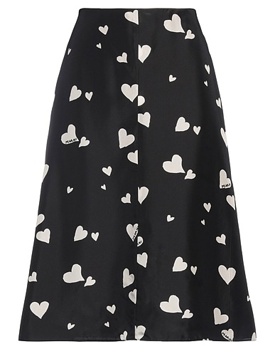 MARNI Midi skirt Black 100% Silk
