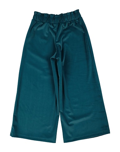 MALVI & CO. Casual trouser Deep teal 100% Polyester