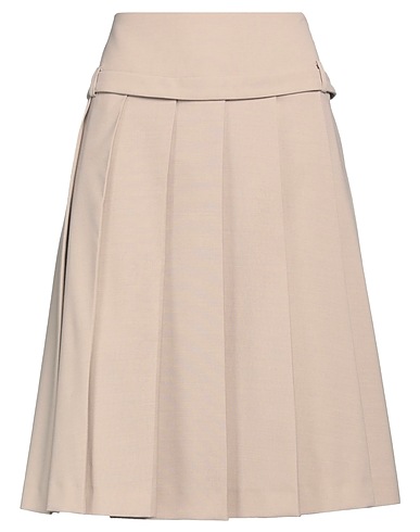 VIVETTA Midi skirt Taupe 64% Polyester, 34% Viscose, 2% Elastane