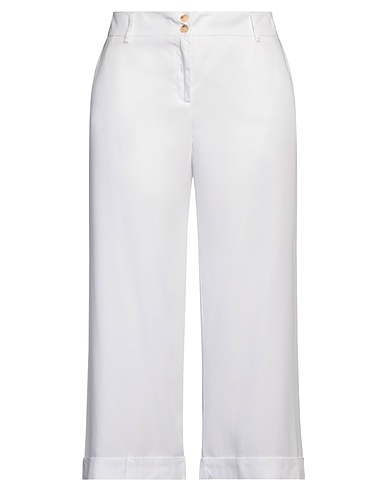ROSSOPURO Casual trouser White 100% Lyocell