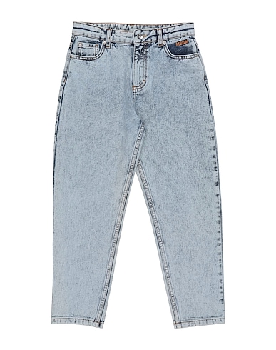 MSGM BOTTOMWEAR Blue 100% Cotton