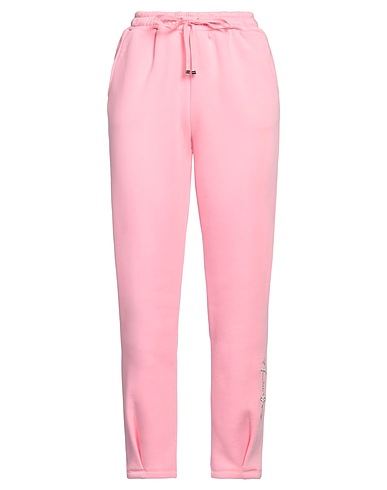 LIU •JO Casual trouser Pink 65% Cotton, 35% Polyester