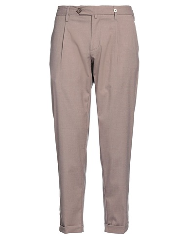 MYTHS Casual pants Khaki 68% Polyester, 30% Viscose, 2% Elastane