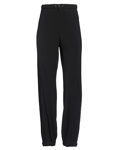 MONCLER Casual trouser Black 98% Polyester, 2% Elastane