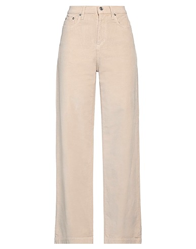ROŸ ROGER'S Casual pants Beige 78% Cotton, 20% Modal, 2% Elastane