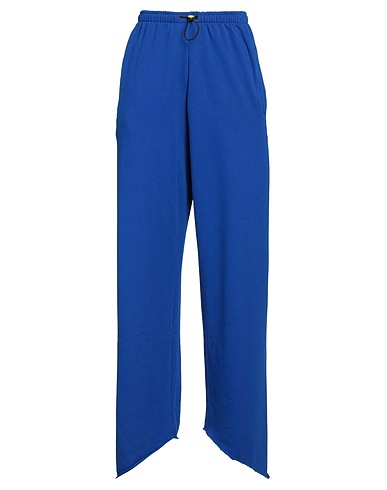 BARROW Casual pants Bright blue 100% Cotton