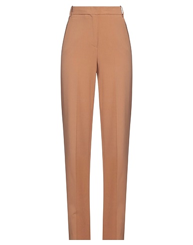 KAOS Casual trouser Camel 68% Polyester, 28% Viscose, 4% Elastane