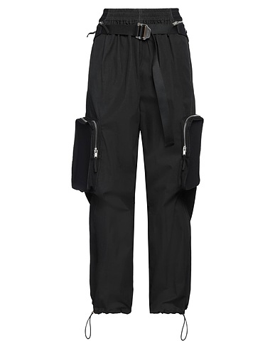 DION LEE パンツ ブラック オーガニックコットン 75% / リサイクル ナイロン 25%